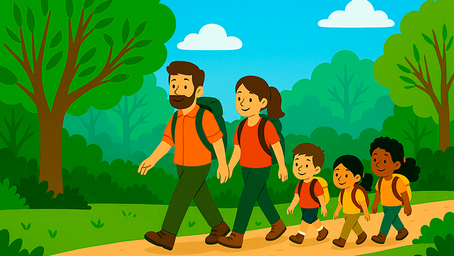 Ecoturismo, crianças e natureza