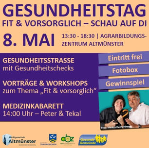 Gesundheitstag Altmünster 8. Mai