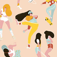 ragazze di allenamento