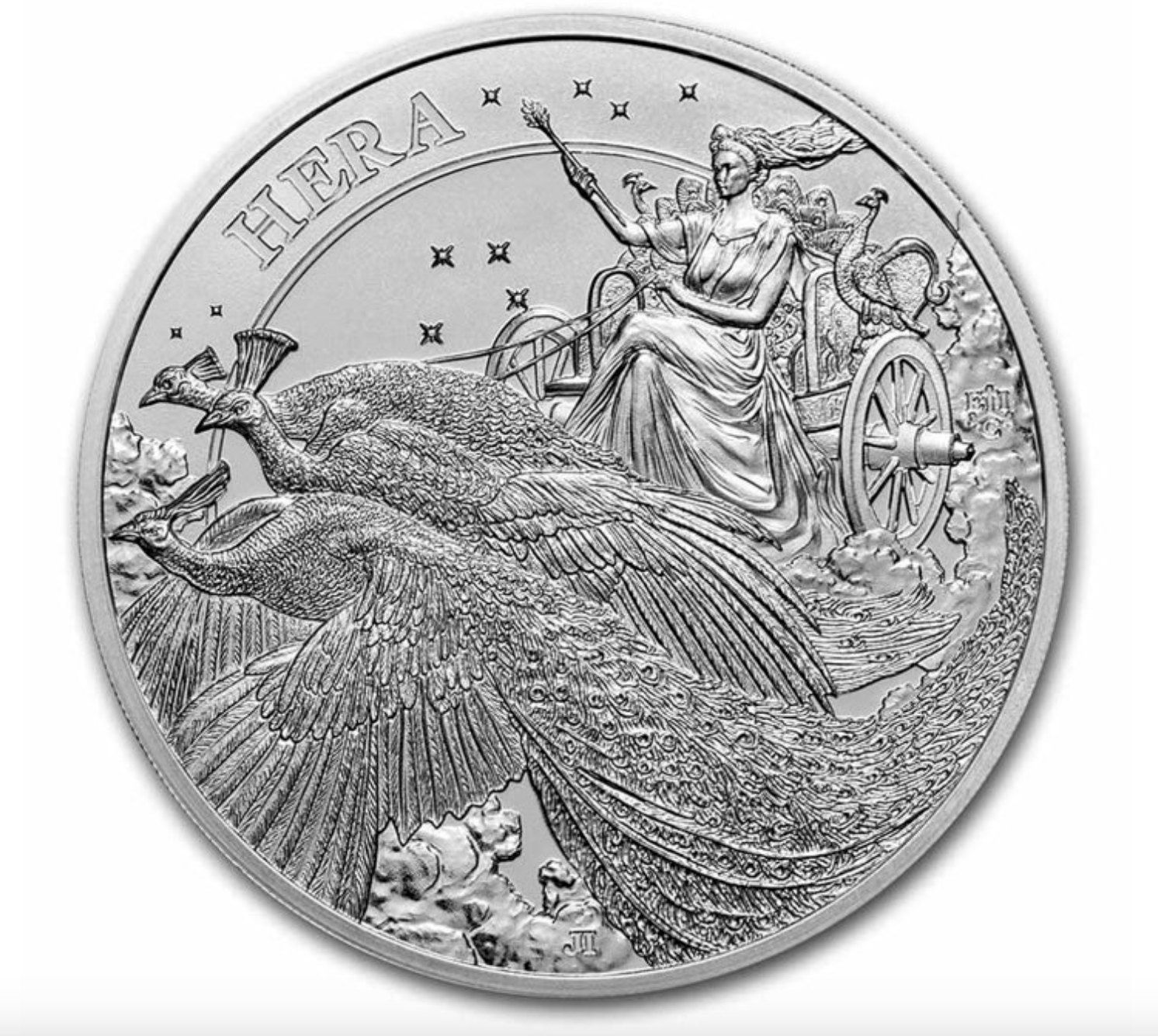 The Goddesses Series: Hera and the Peacock 2022 – 1oz