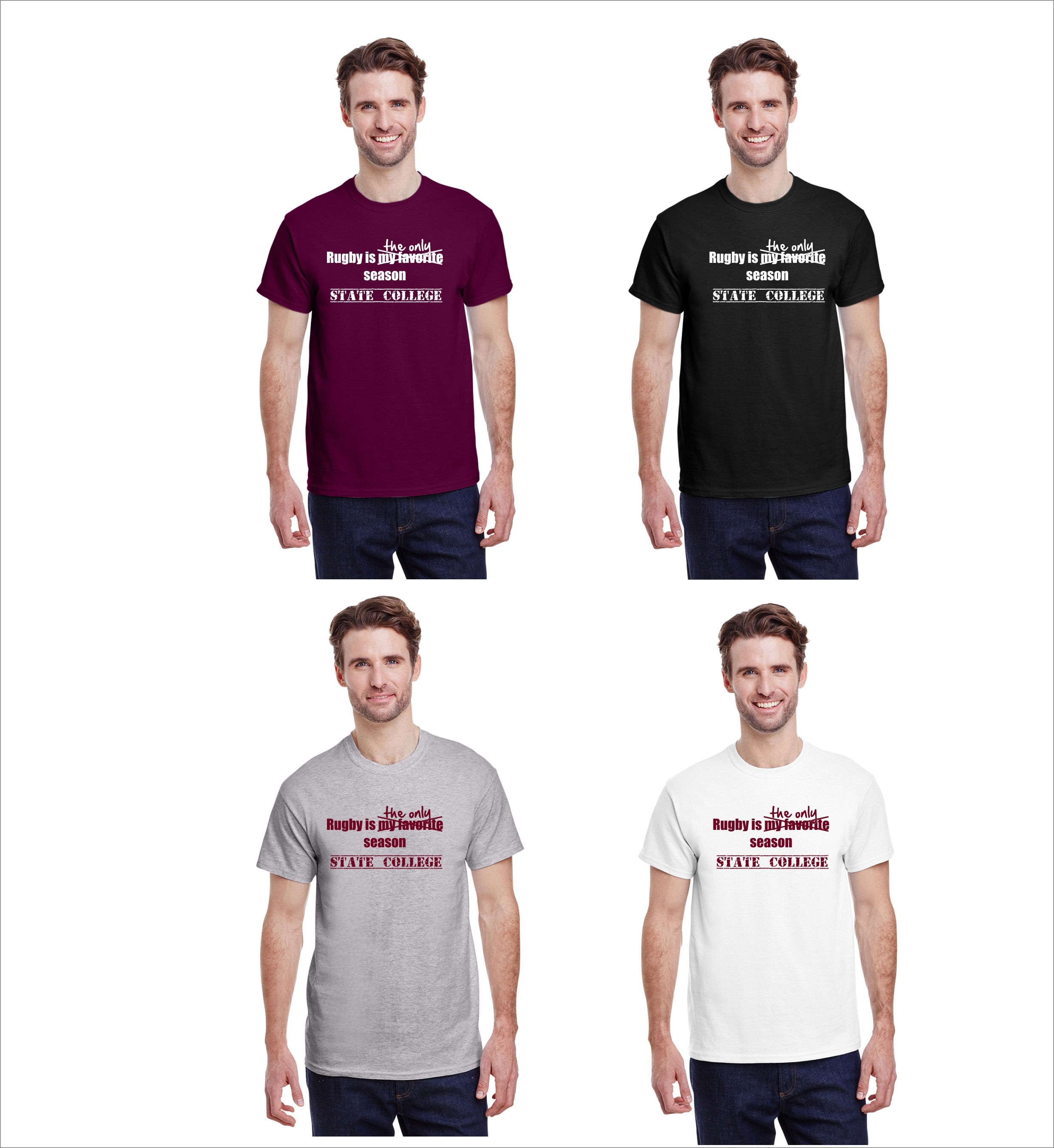 Rugby is the only season t-shirt