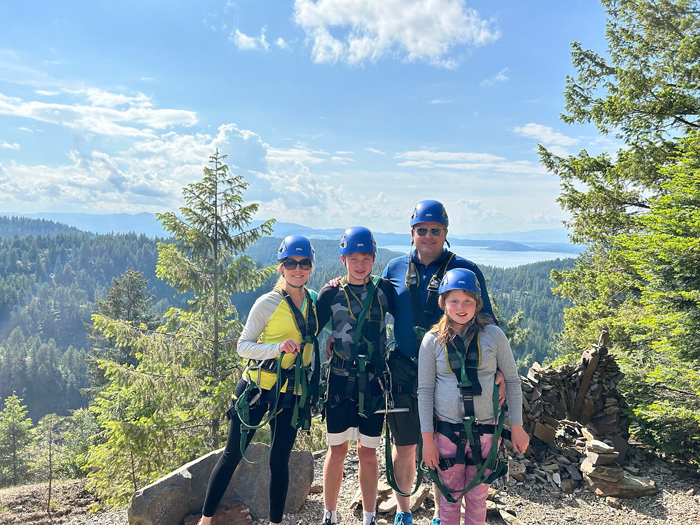 Sara Frahm and family on Colorado adventures