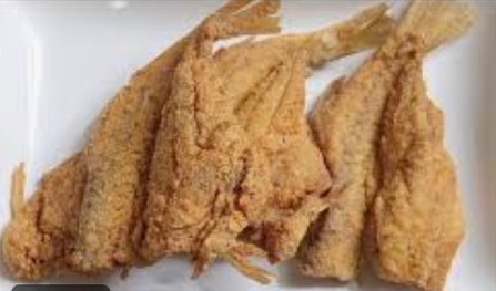 Delicious fried fish entree