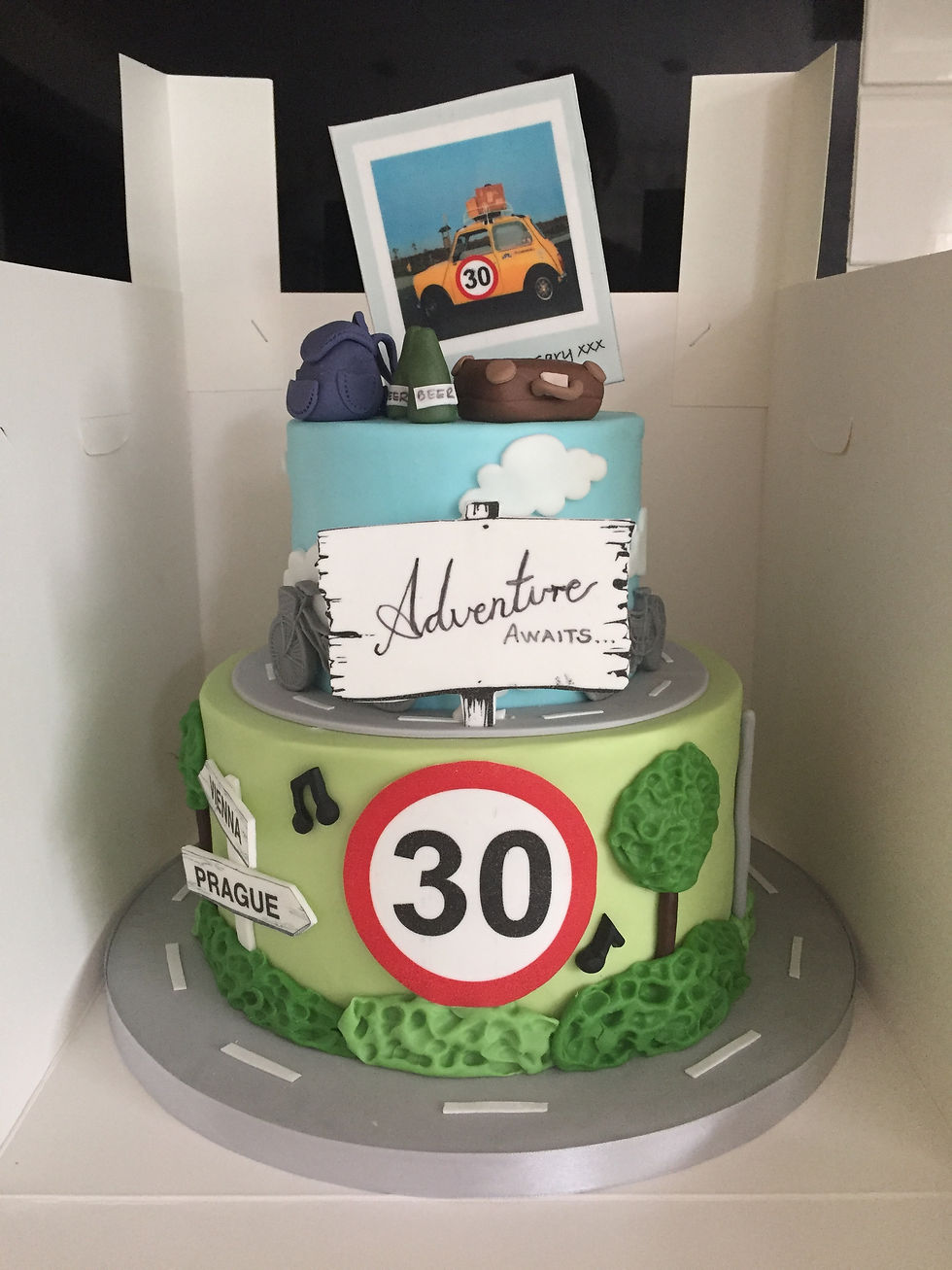 Road Trip Cake