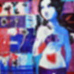 Luigi Francischello. MARTHA 3, 2009. Acrylic on canvas, 70x70 cm. Price. 850 eur