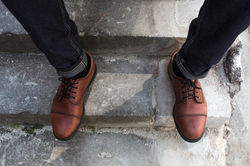 red shoes