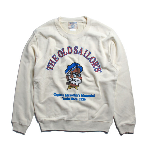 Captain Maverick's Sweat Shirts Off White | The Old Sailor's
