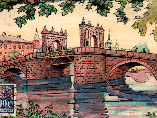 Ausstellung von Kunstpostkarten mit baltischen Städteansichten von Erna Josephine von Deeters (1876 – 1961) im Haus der Deutsch-Balten