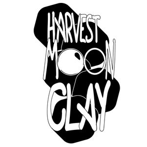Harvest Moon Clay Vertical Black and White