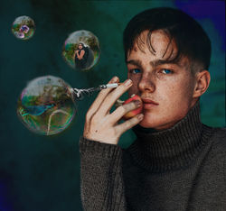 Boy with the bubbles