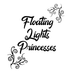 Floating Lights Princesses Vertical Black and White