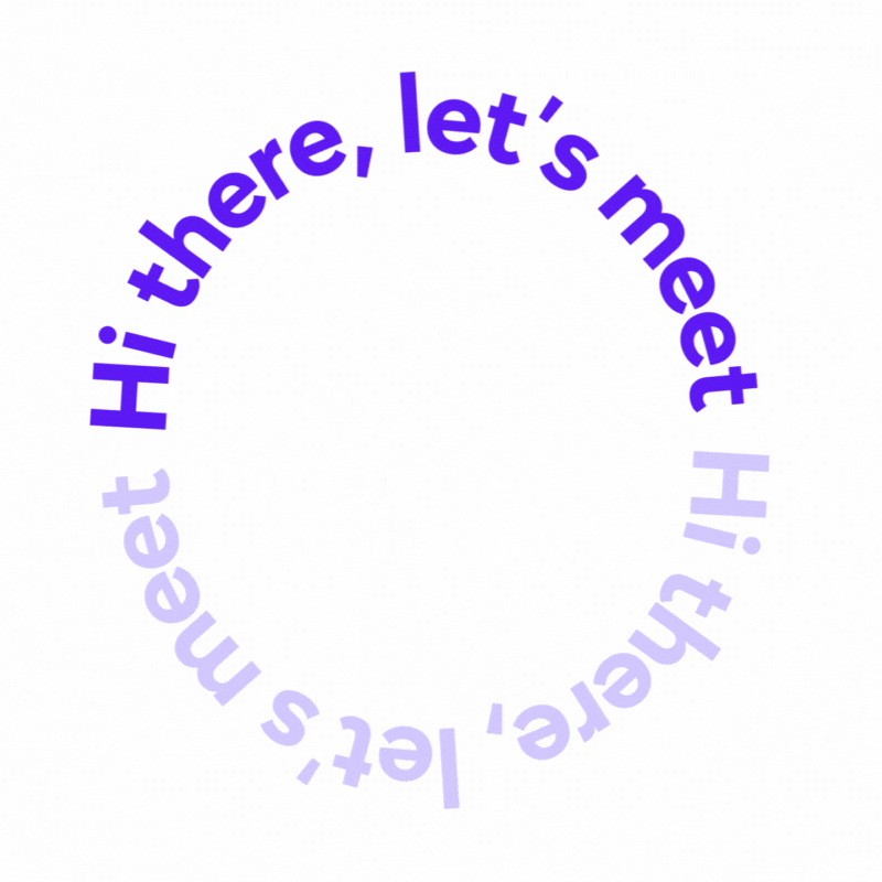 hi there, let's meet