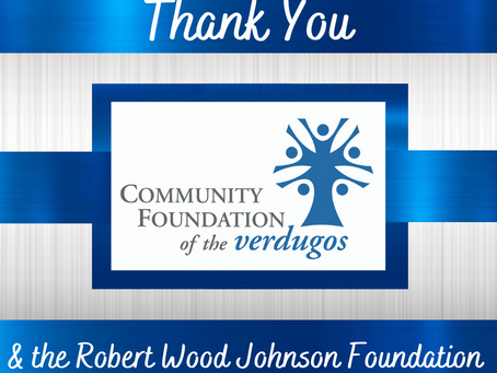 Community Foundation of the Verdugos Awards Grant!