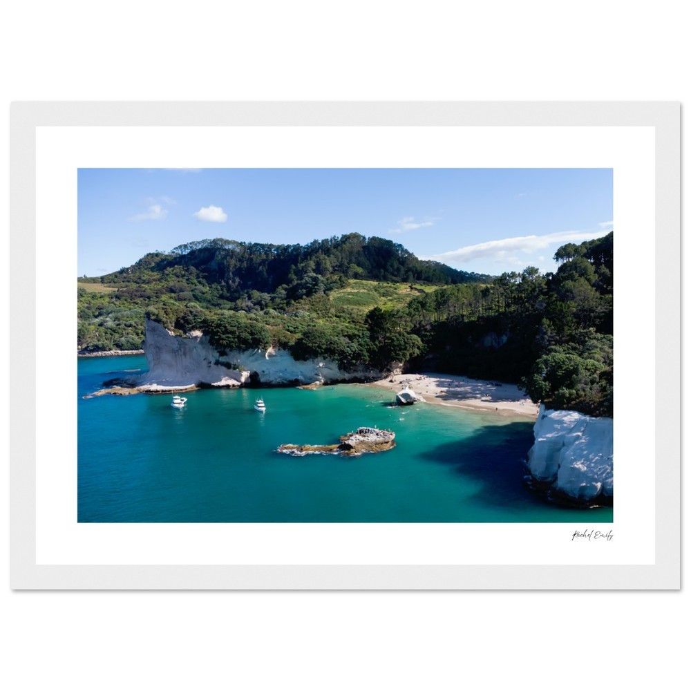 Classic Semi-Glossy Paper Wooden Framed Poster - Salt & Sunshine