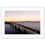 Thumbnail: Classic Semi-Glossy Paper Wooden Framed Poster - Harbour Glow
