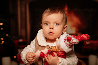Séance photos de Noël avec decor a l'isle sur la sorgue - Diane Souazé photographe