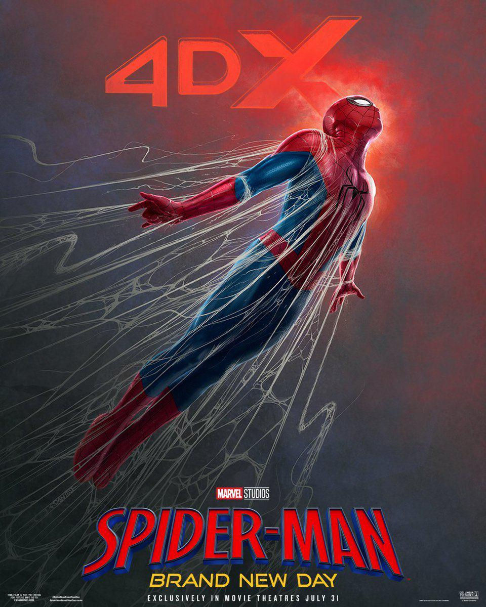 Spider-Man Brand NEw Day 4DX poster