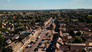 Moreton-in-Marsh in the Cotswolds, a digital marketing campaign launching an integrated travel map for GCRP, Great Western Railway and Pulhams Coaches. 