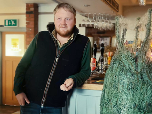 Kaleb Cooper, SDL Solutions and Hawkstone Brewery Christmas Campaign - launching Jolly Pines Christmas Trees