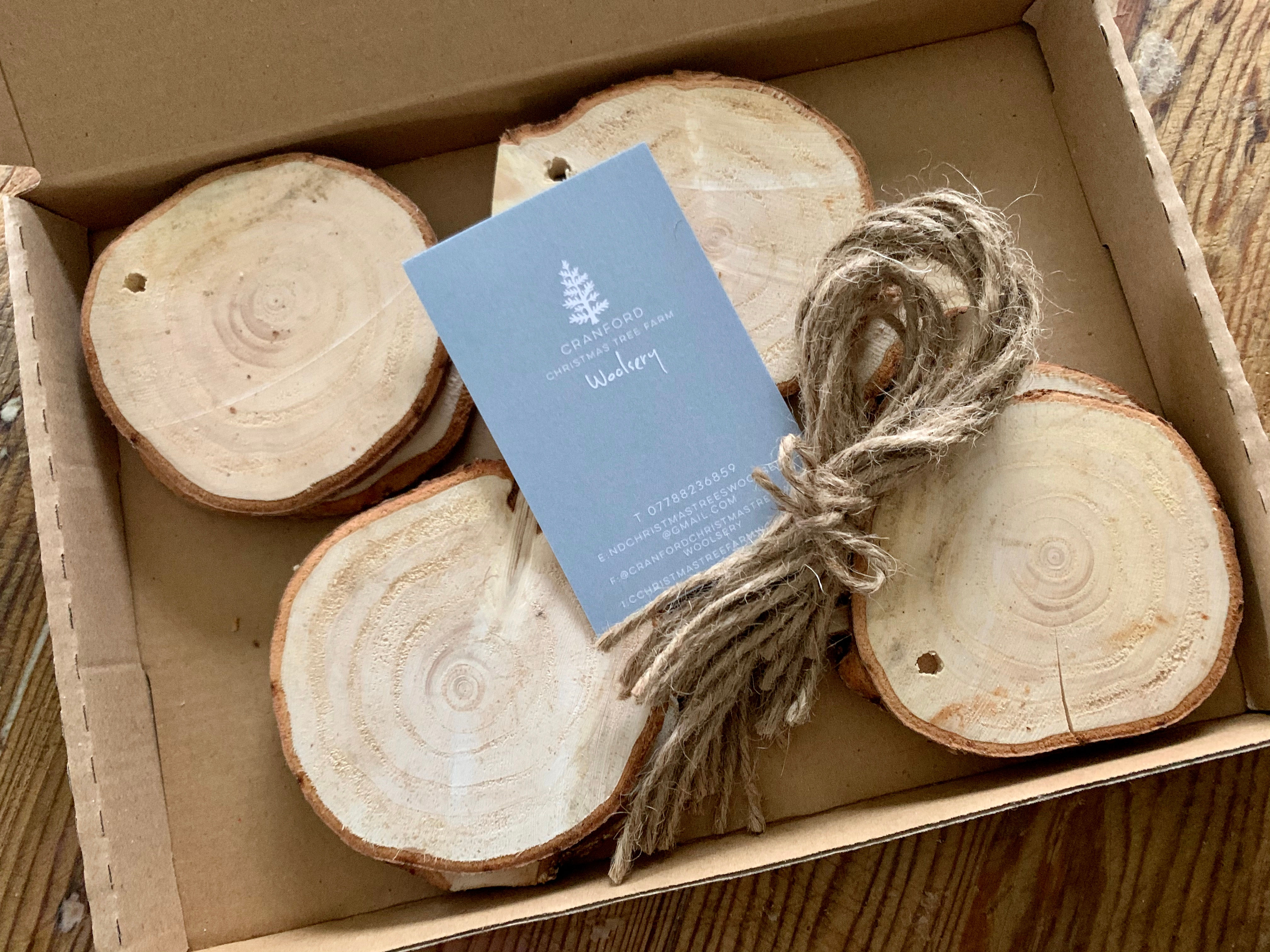 Recycled Tree Decoration unprinted