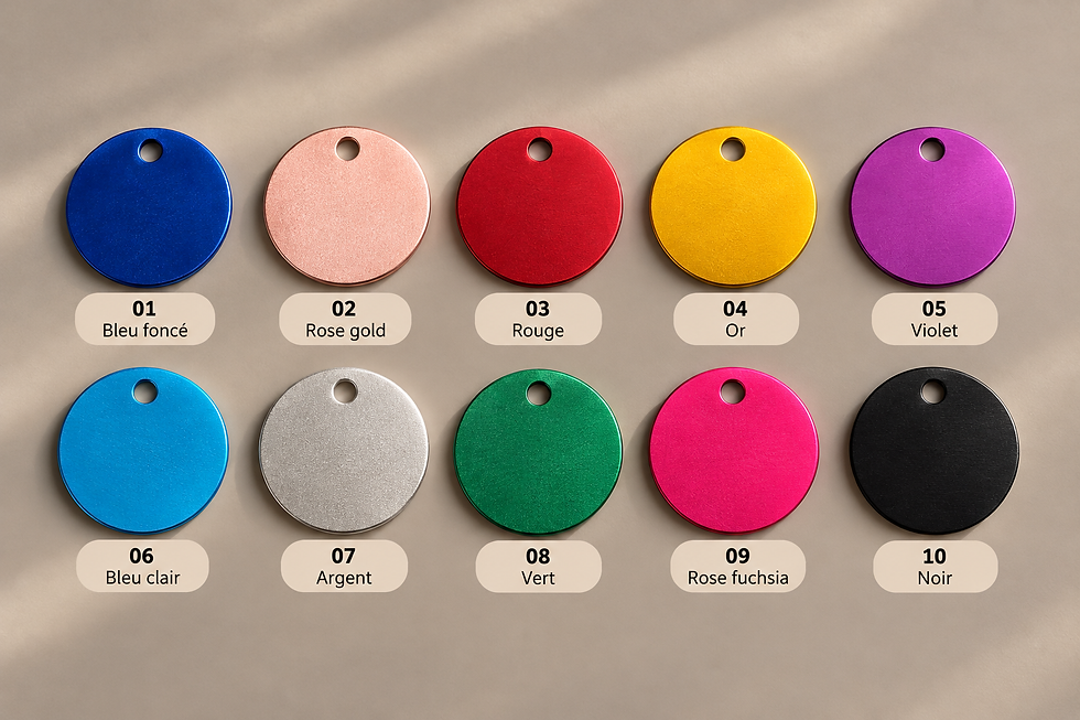Miniature : Médaillon pour chien personnalisé – Gravure sur mesure 