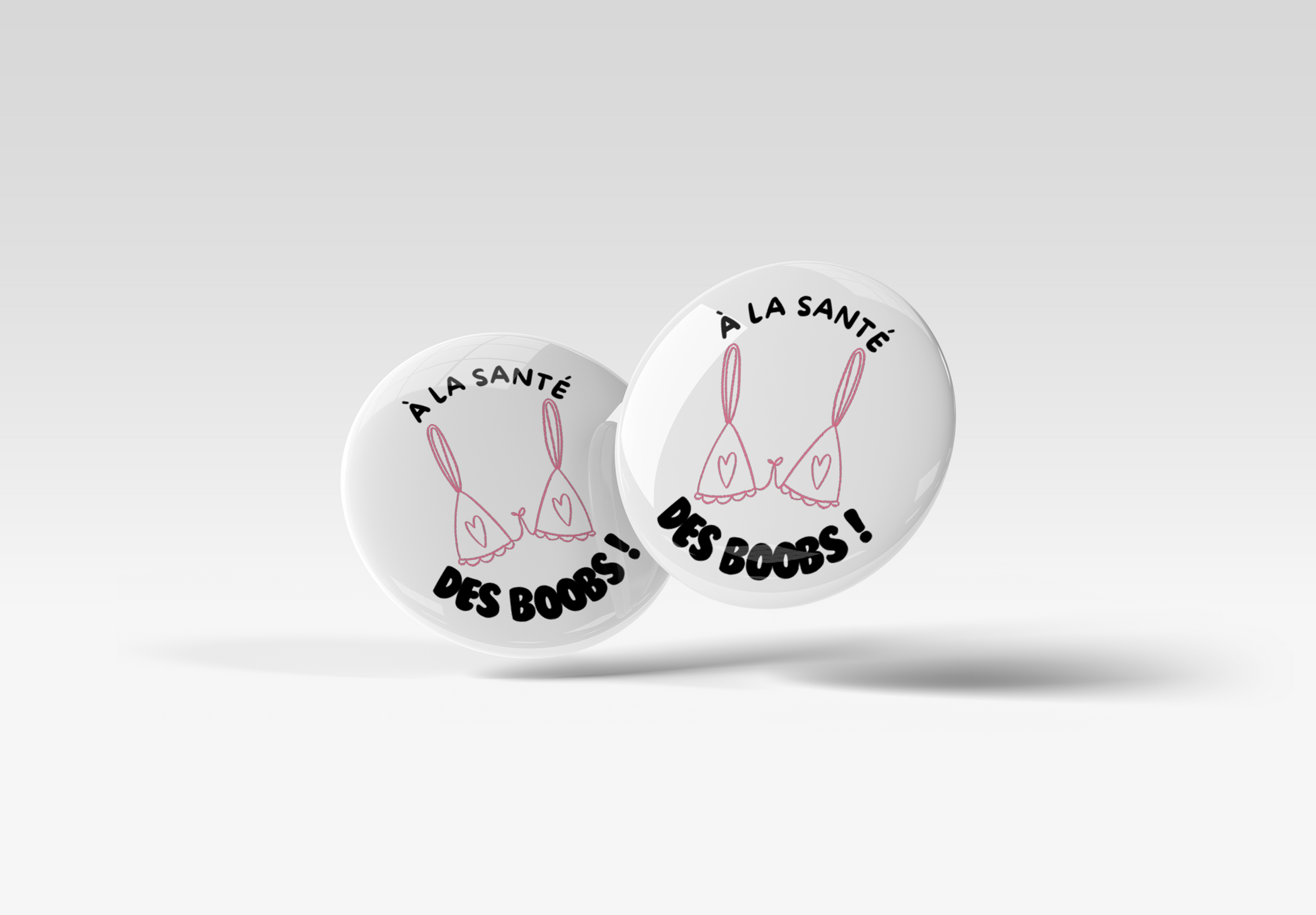 Badge décapsuleur aimanté "Octobre Rose"