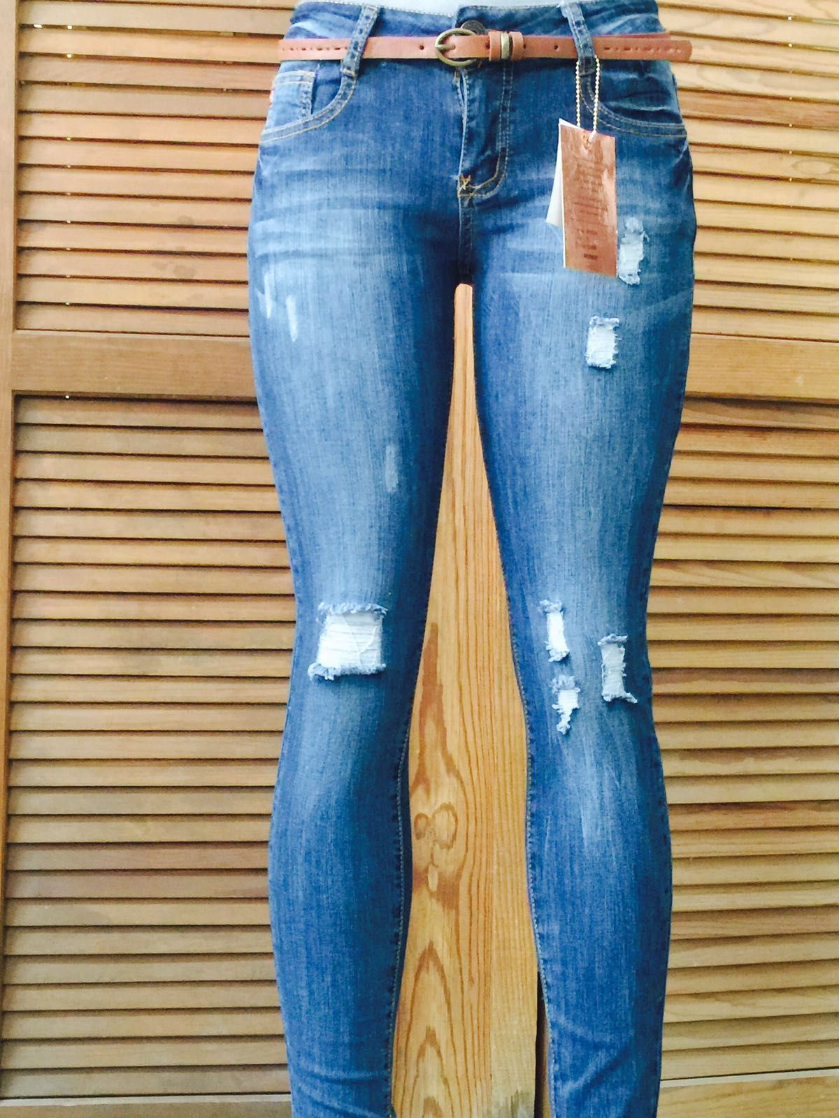 Pantalon Prelavado Azul