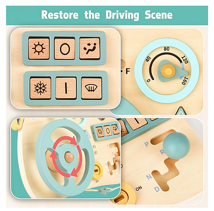 🚗 Coffret Éveil & Découverte – Univers des Véhicules (12–36 mois)