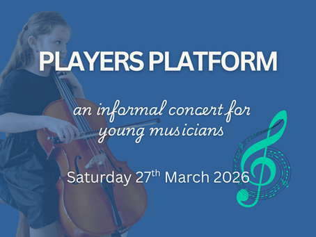 Join us for our next Players’ Platform