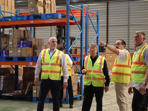 AISIN impulsa su expansión regional con recorrido en sus nuevas instalaciones en la Zona Libre de Colón