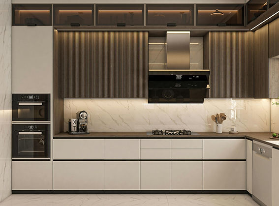 Custom kitchen cabinet installation