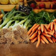 Fresh local produce at Wolvercote Community Market