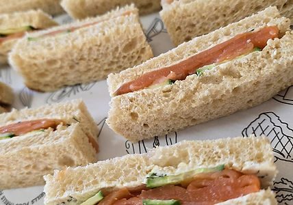 Finger food sandwiches
