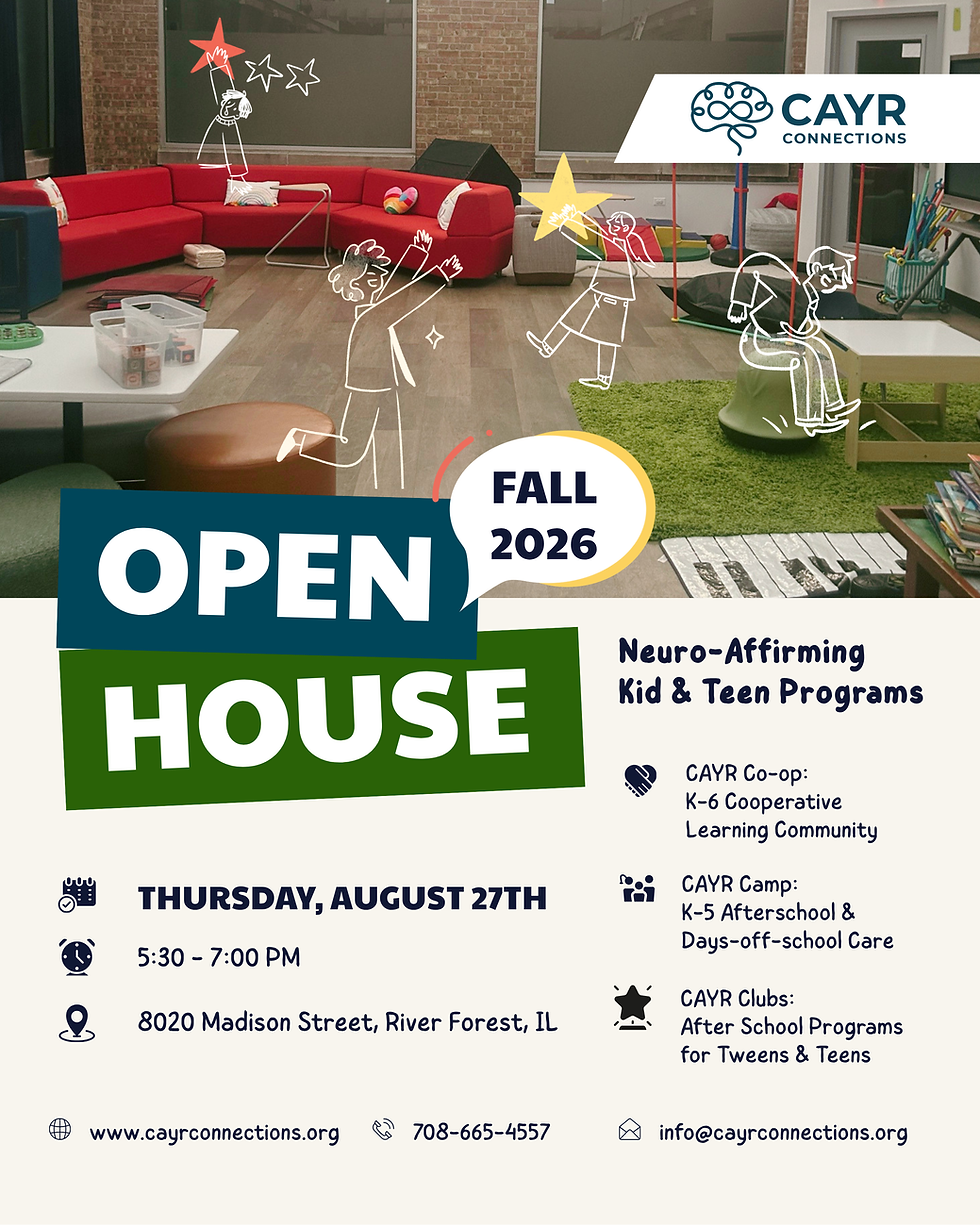 Fall Programming Open House