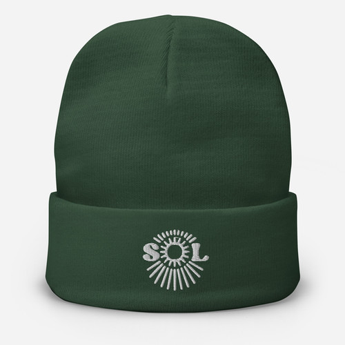 Sol Embroidered Beanie | Sol Chiropractic