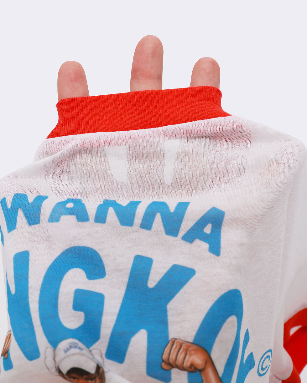 Thumbnail: White Sauna Boy Lite Ringer Tee