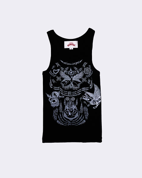 【日本未入荷】IWANNABANGKOK SAK YAN TEE BLACK SAK YAN TANK TOP | IWANNABANGKOK