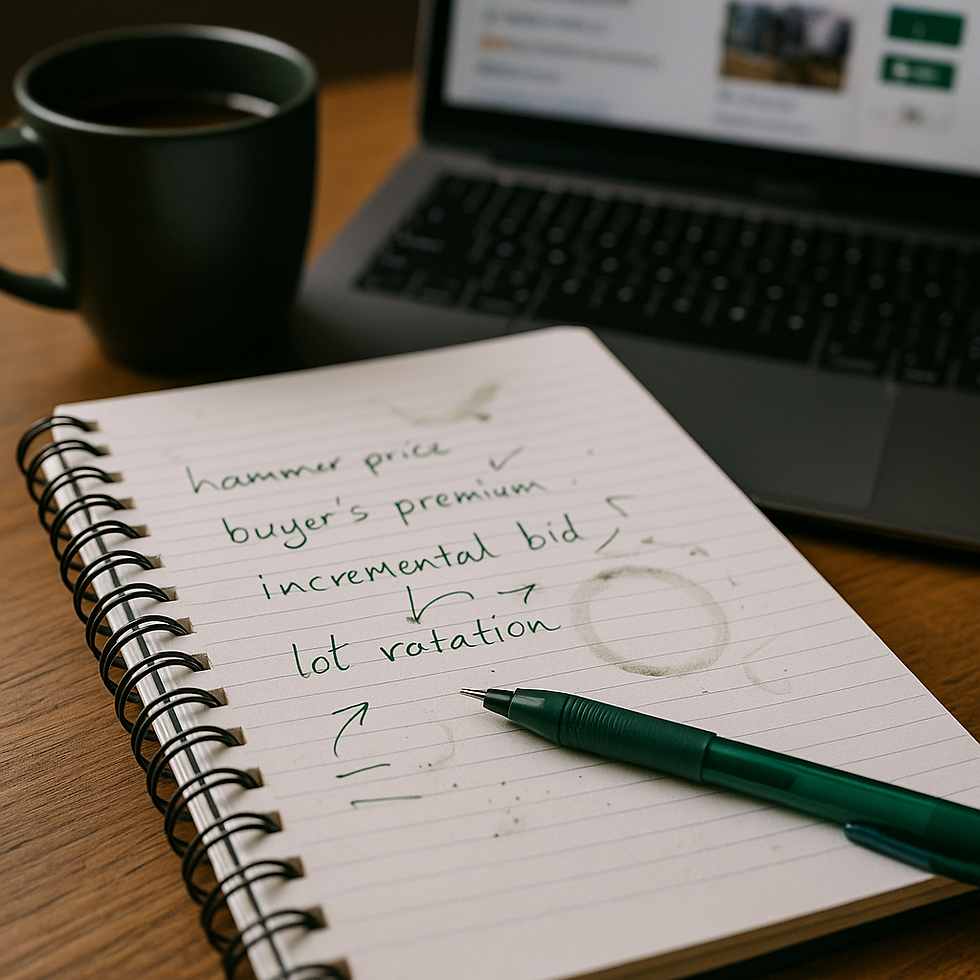 Auction Language—Mastering the Insider’s Lingo to Bid with Authority