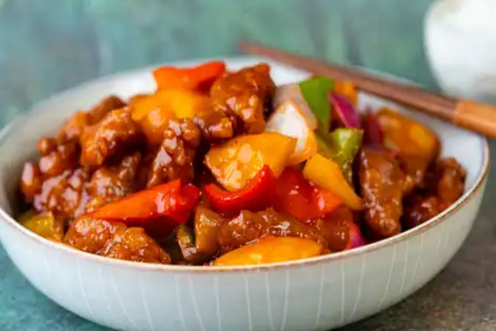 Sweet & sour pork with pineapple