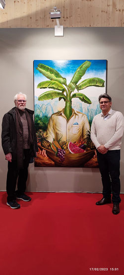 Avec Hervé Loilier. Salon Comparaisons Paris. 2023