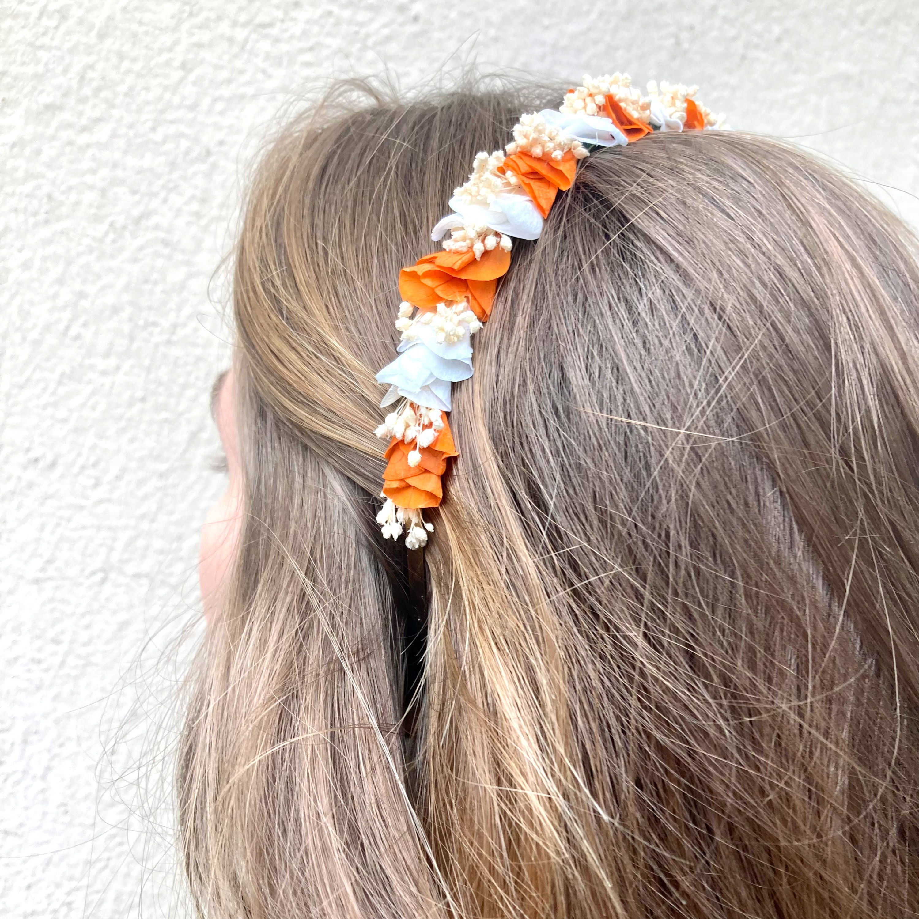 Serre-tête fin orange