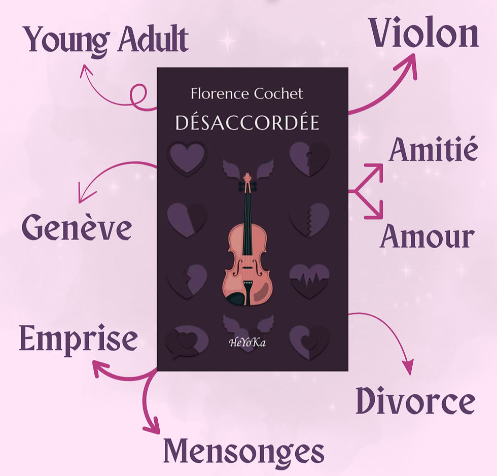 Désaccordée, roman young adult, couverture et thèmes