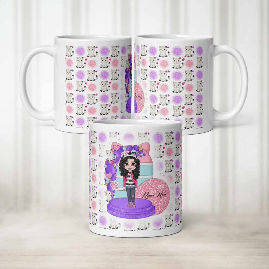 Gabriella doll house mug 11oz personalised with cartoon girl