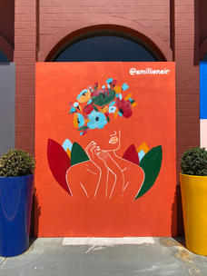 Caza Hotel Blooming Thoughts 8x8'