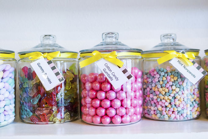 Hochzeitsbonbons auf der Hochzeitsmesse your wedding party