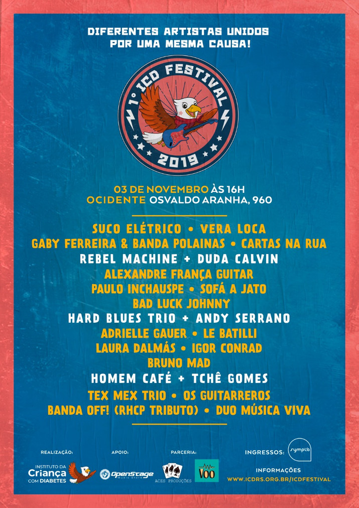 Festival pela luta contra o diabetes.