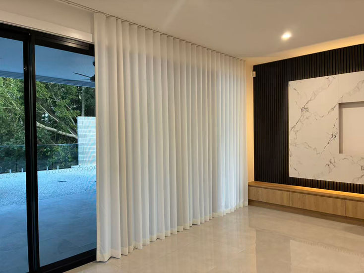 Sheer Curtain in Living room