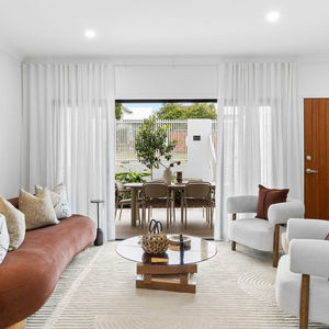 Sheer Curtains in Living room