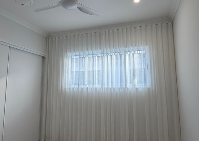 Sheer Curtains in Bedroom