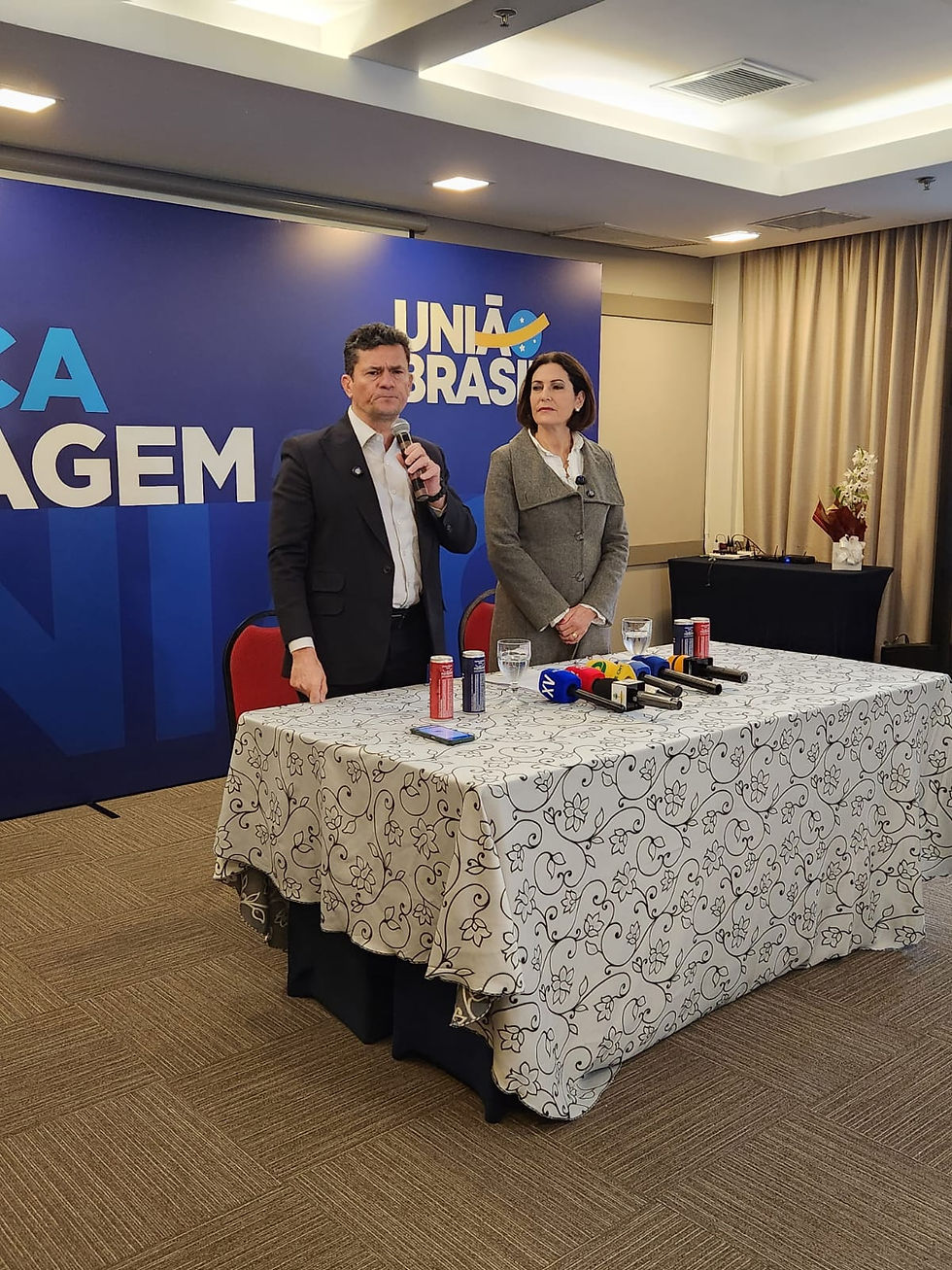 Moro se irrita ao ser questionado sobre Rueda, do União Brasil, citado em investigação ligada ao PCC